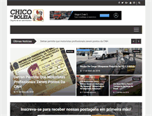 Tablet Screenshot of chicodaboleia.com.br